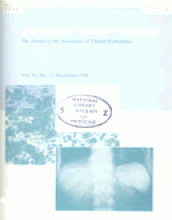Journal of Clinical Pathology: 31 (12)