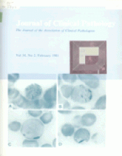 Journal of Clinical Pathology: 34 (2)