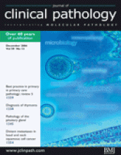 Journal of Clinical Pathology: 59 (12)